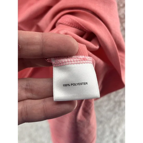 Peter Millar Golf Polo Shirt Men's Large Featherweight UPF 50 Performance Pink - Picture 7 of 10